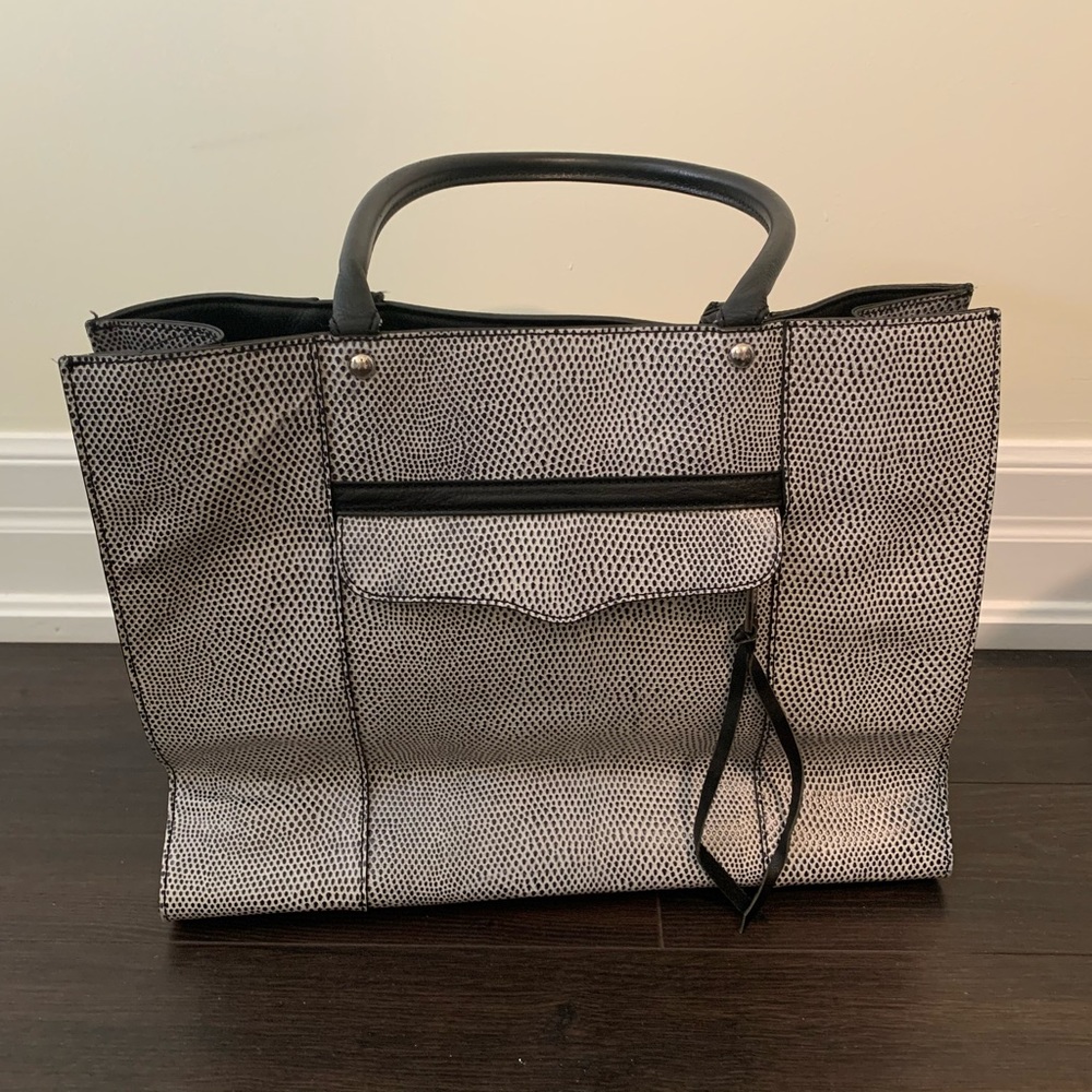 Rebecca Minkoff black and white tote